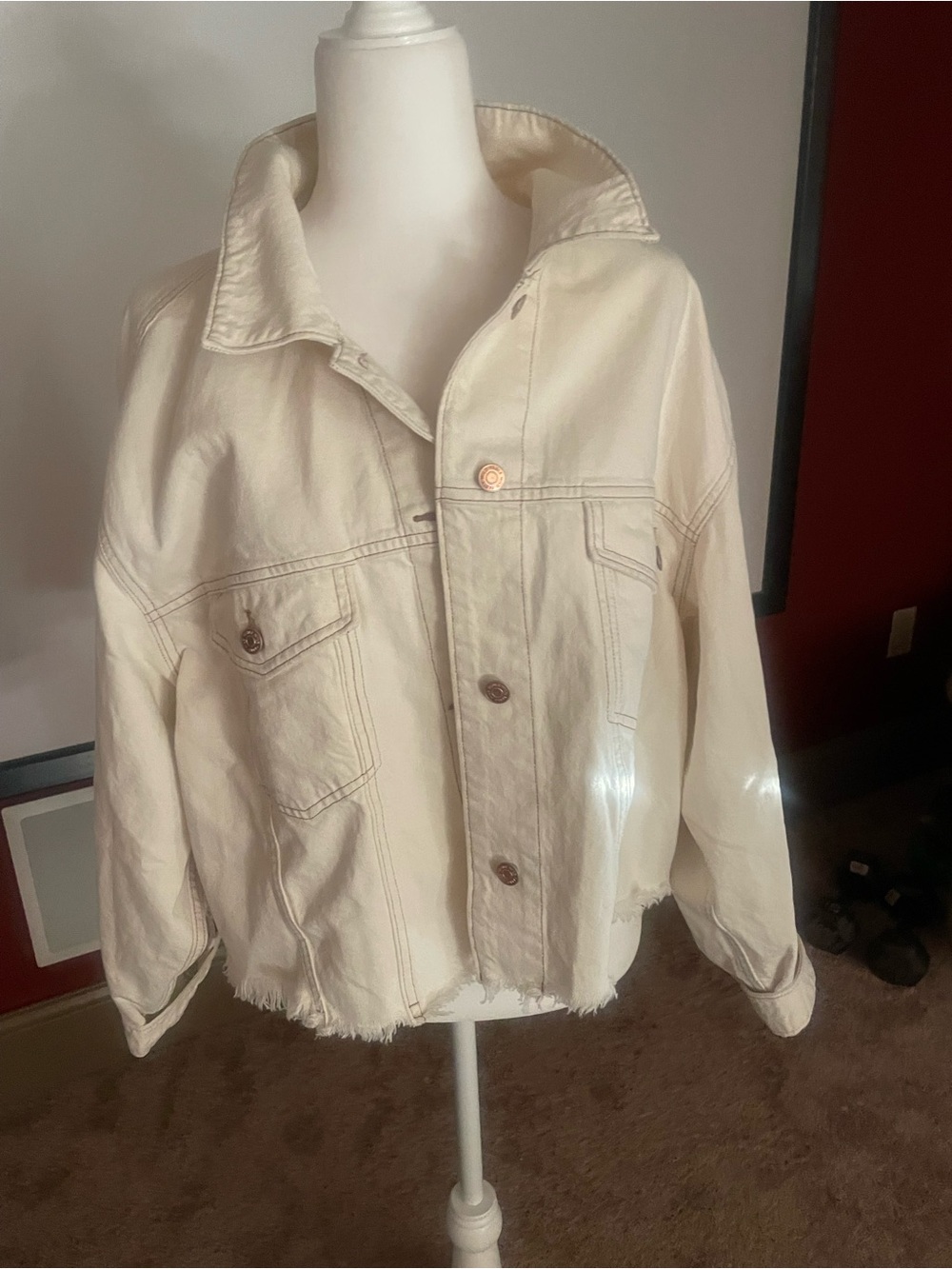 Wild Fable Off-White denim xxl Jacket